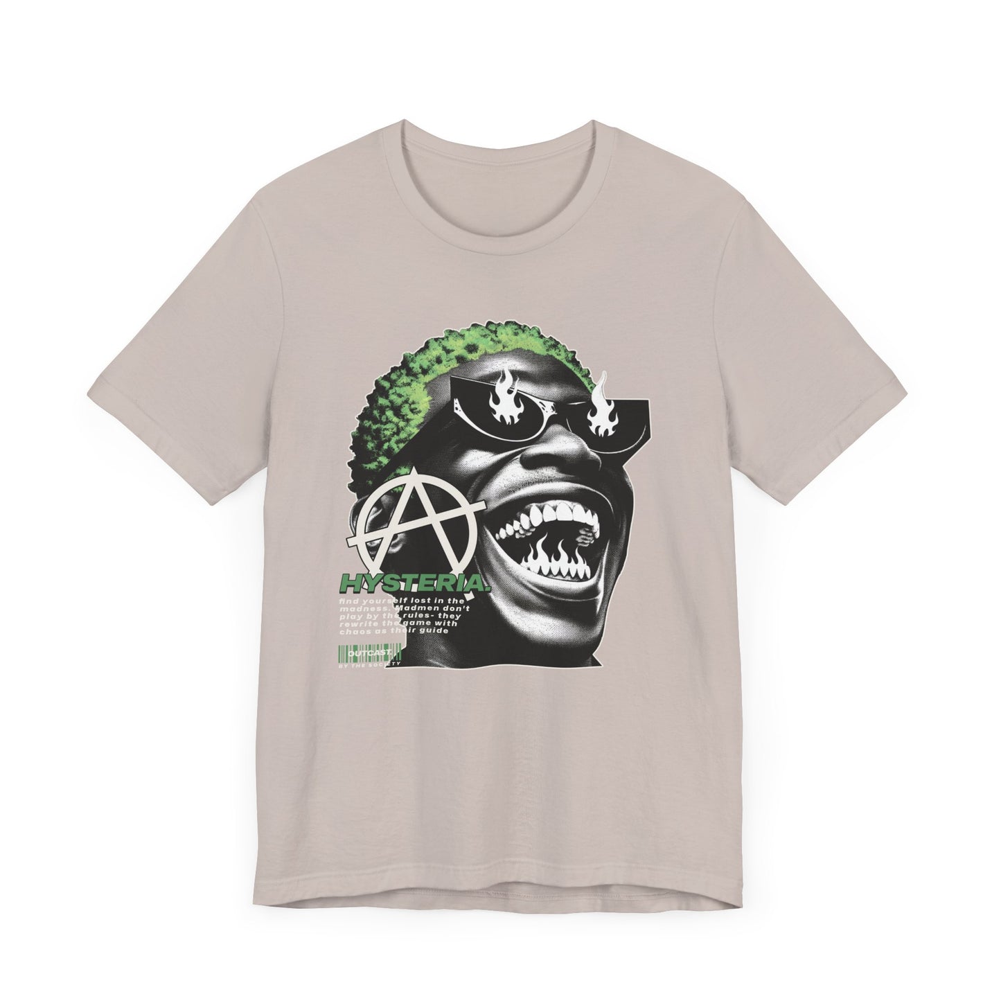 Bold Graphic Tee, Edgy Streetwear Shirt, Urban Casual Wear, Unisex Fashion Top, Gift for Music Lovers, Distinctive Artwork Tee