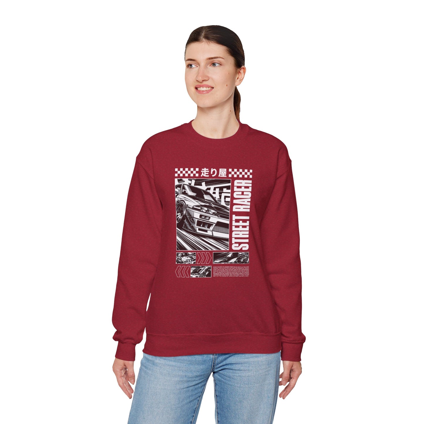Vintage Racing Graphic Sweatshirt, Cool Car Sweatshirt, Automotive Gift, Unisex Crewneck, Casual Wear, Perfect for Car Lovers