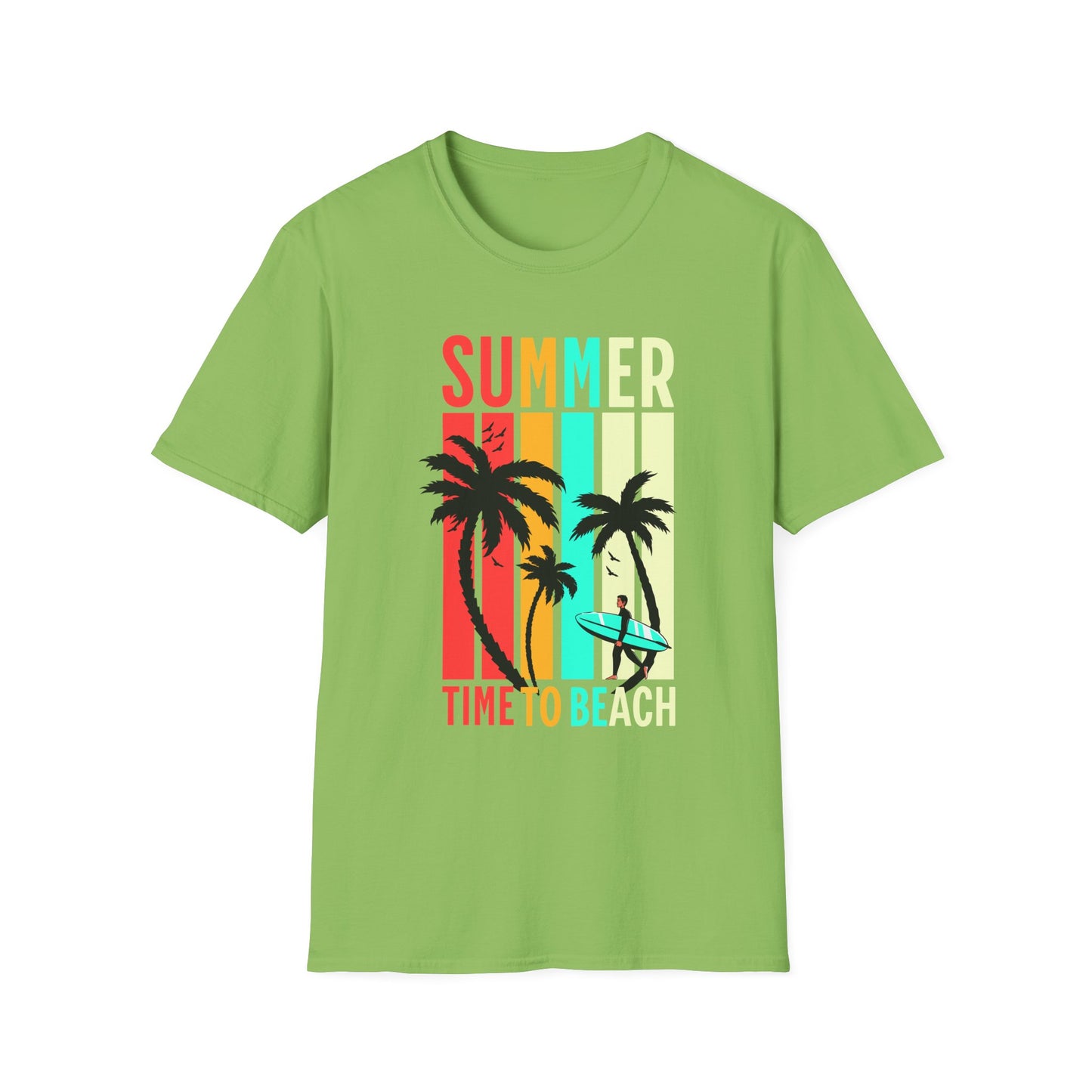 Summer Vibes Unisex T-Shirt, Beach Party Shirt, Casual Wear, Gift for Friends, Vacation Outfit, Coaster Inspired Design