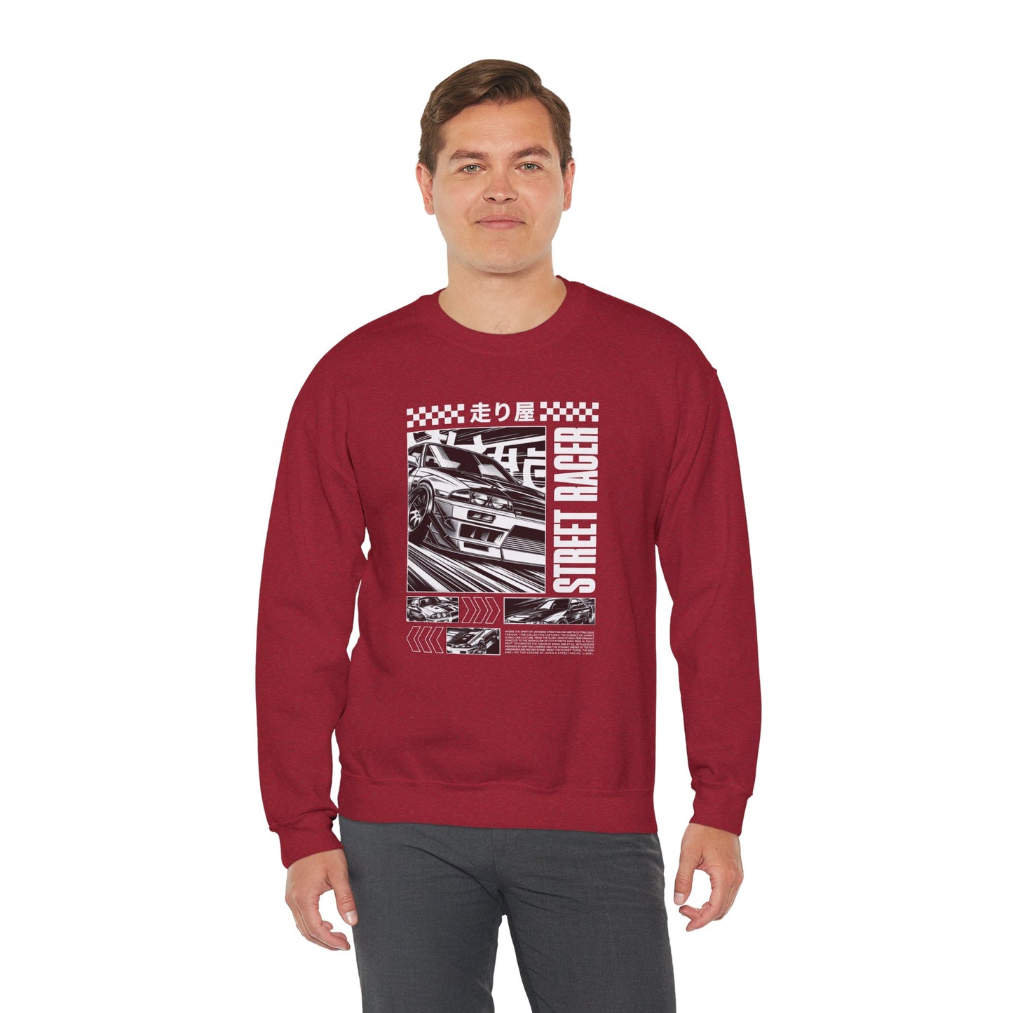 Vintage Racing Graphic Sweatshirt, Cool Car Sweatshirt, Automotive Gift, Unisex Crewneck, Casual Wear, Perfect for Car Lovers