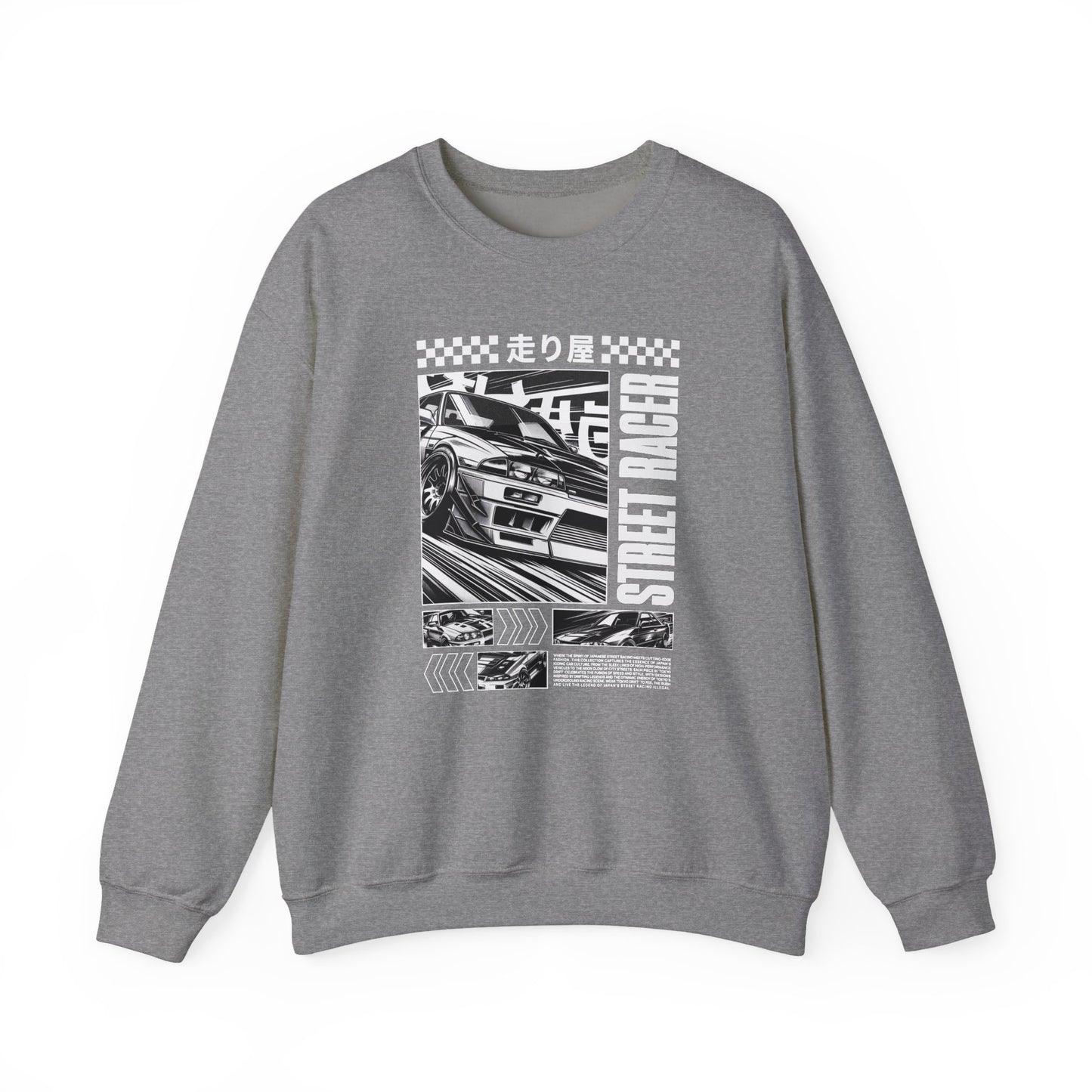 Vintage Racing Graphic Sweatshirt, Cool Car Sweatshirt, Automotive Gift, Unisex Crewneck, Casual Wear, Perfect for Car Lovers