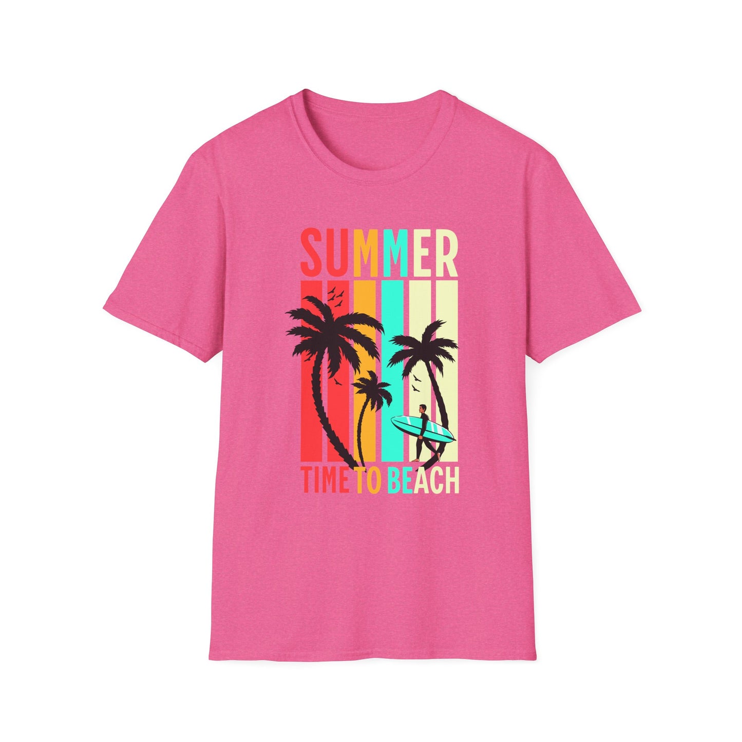 Summer Vibes Unisex T-Shirt, Beach Party Shirt, Casual Wear, Gift for Friends, Vacation Outfit, Coaster Inspired Design