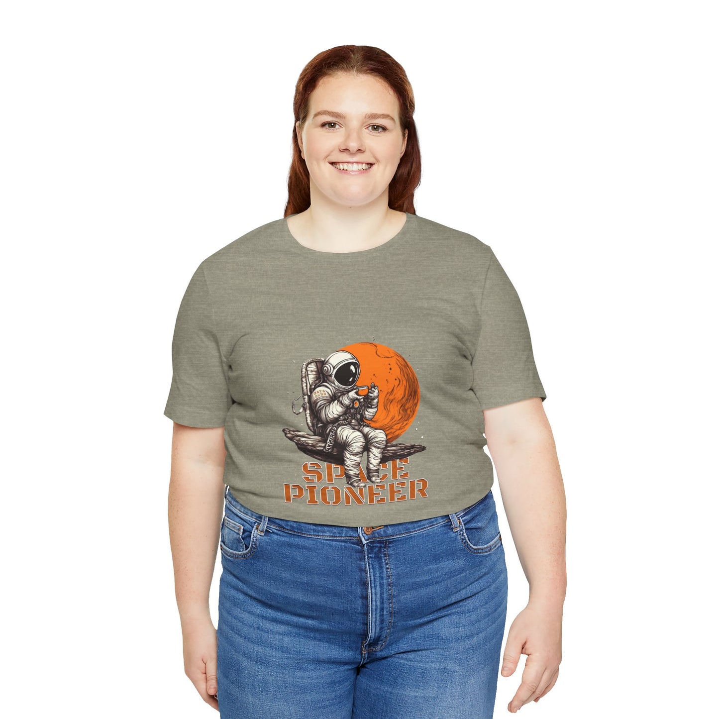 Space Pioneer Astronaut Tee, Cosmic Shirt, Gift for Astro Lovers, Unisex Graphic Tee, Sci-Fi T-Shirt, Casual Spacewear