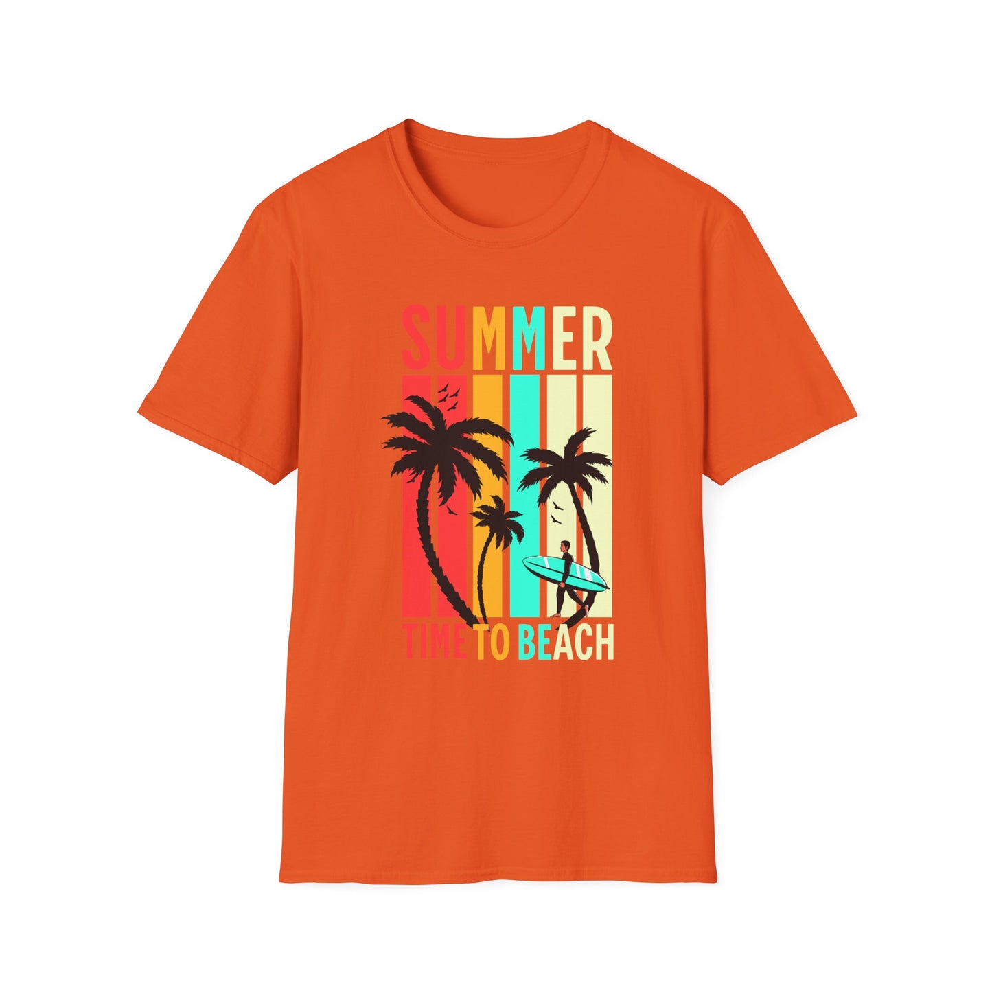 Summer Vibes Unisex T-Shirt, Beach Party Shirt, Casual Wear, Gift for Friends, Vacation Outfit, Coaster Inspired Design