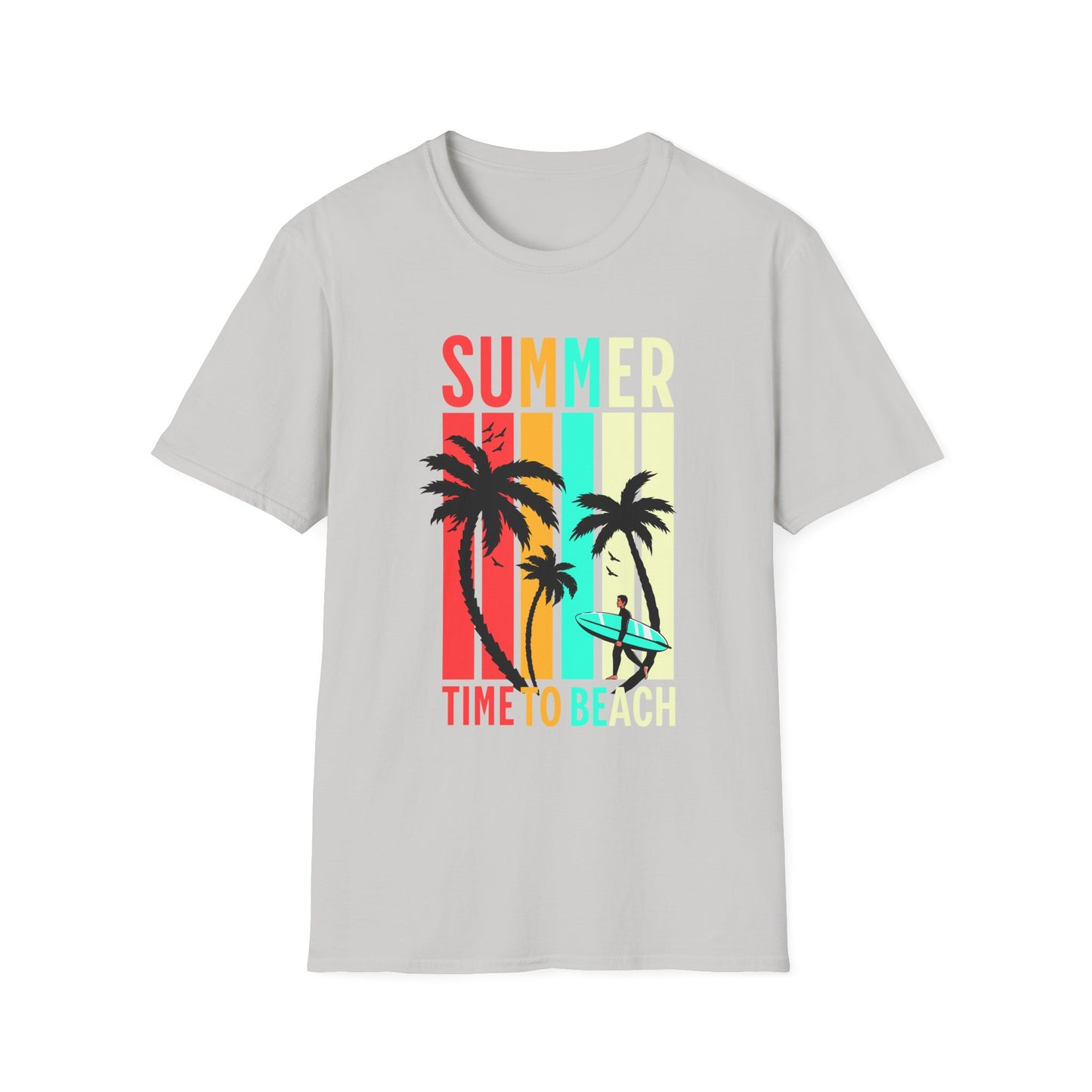 Summer Vibes Unisex T-Shirt, Beach Party Shirt, Casual Wear, Gift for Friends, Vacation Outfit, Coaster Inspired Design