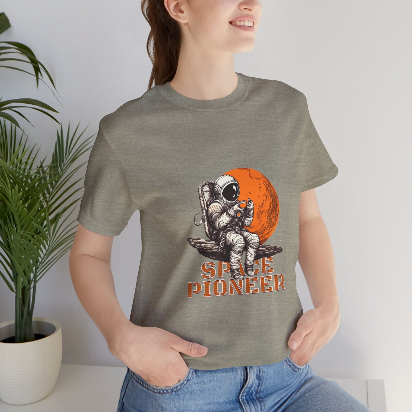 Space Pioneer Astronaut Tee, Cosmic Shirt, Gift for Astro Lovers, Unisex Graphic Tee, Sci-Fi T-Shirt, Casual Spacewear