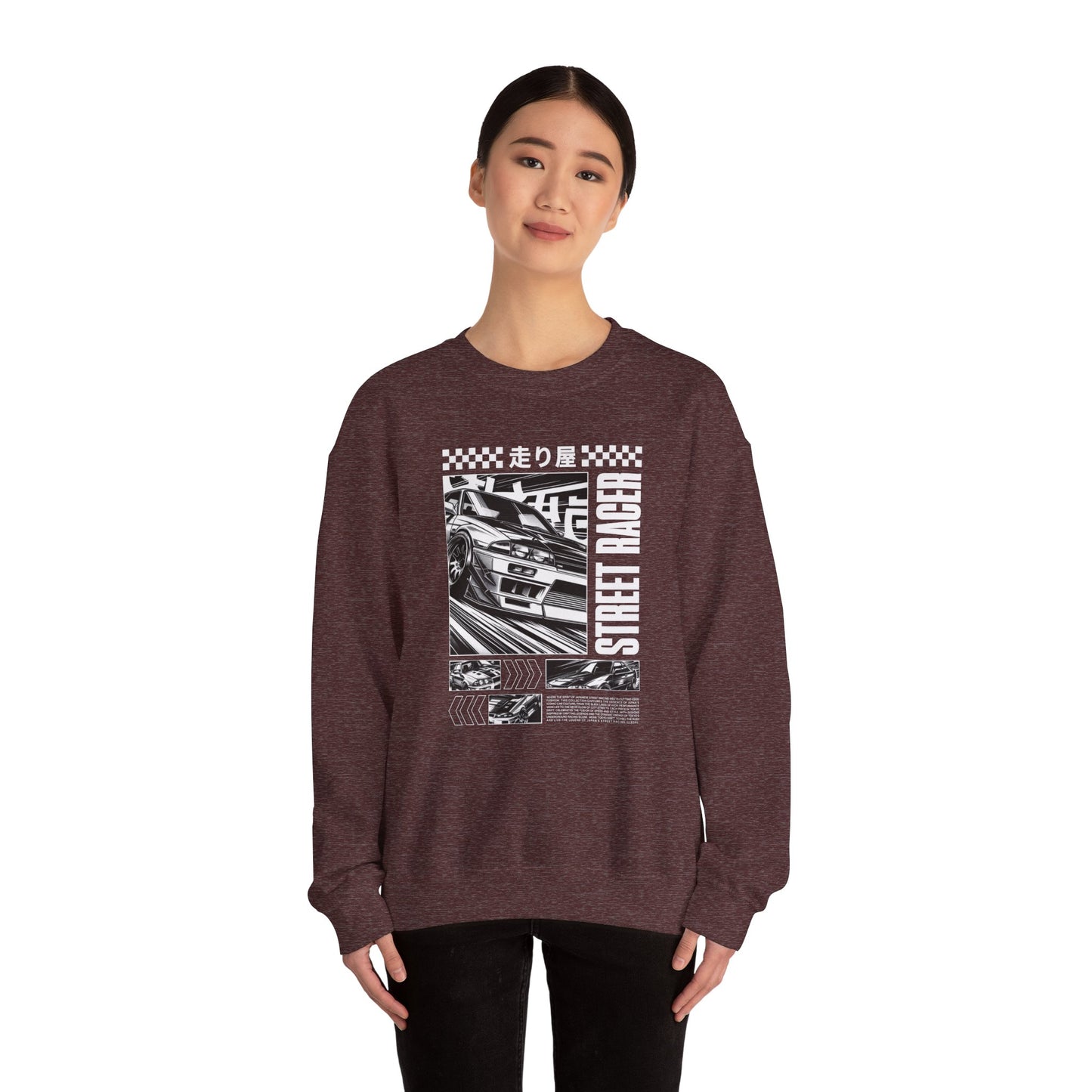 Vintage Racing Graphic Sweatshirt, Cool Car Sweatshirt, Automotive Gift, Unisex Crewneck, Casual Wear, Perfect for Car Lovers