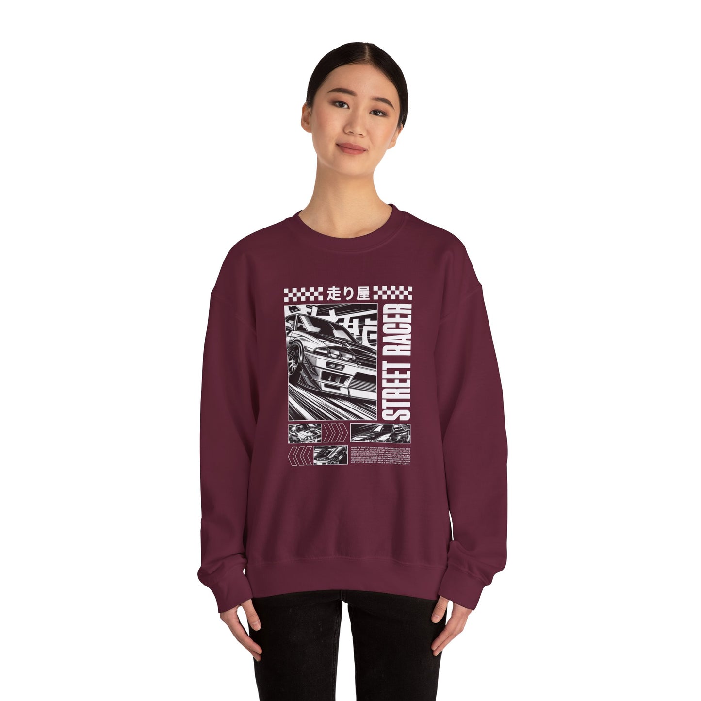 Vintage Racing Graphic Sweatshirt, Cool Car Sweatshirt, Automotive Gift, Unisex Crewneck, Casual Wear, Perfect for Car Lovers