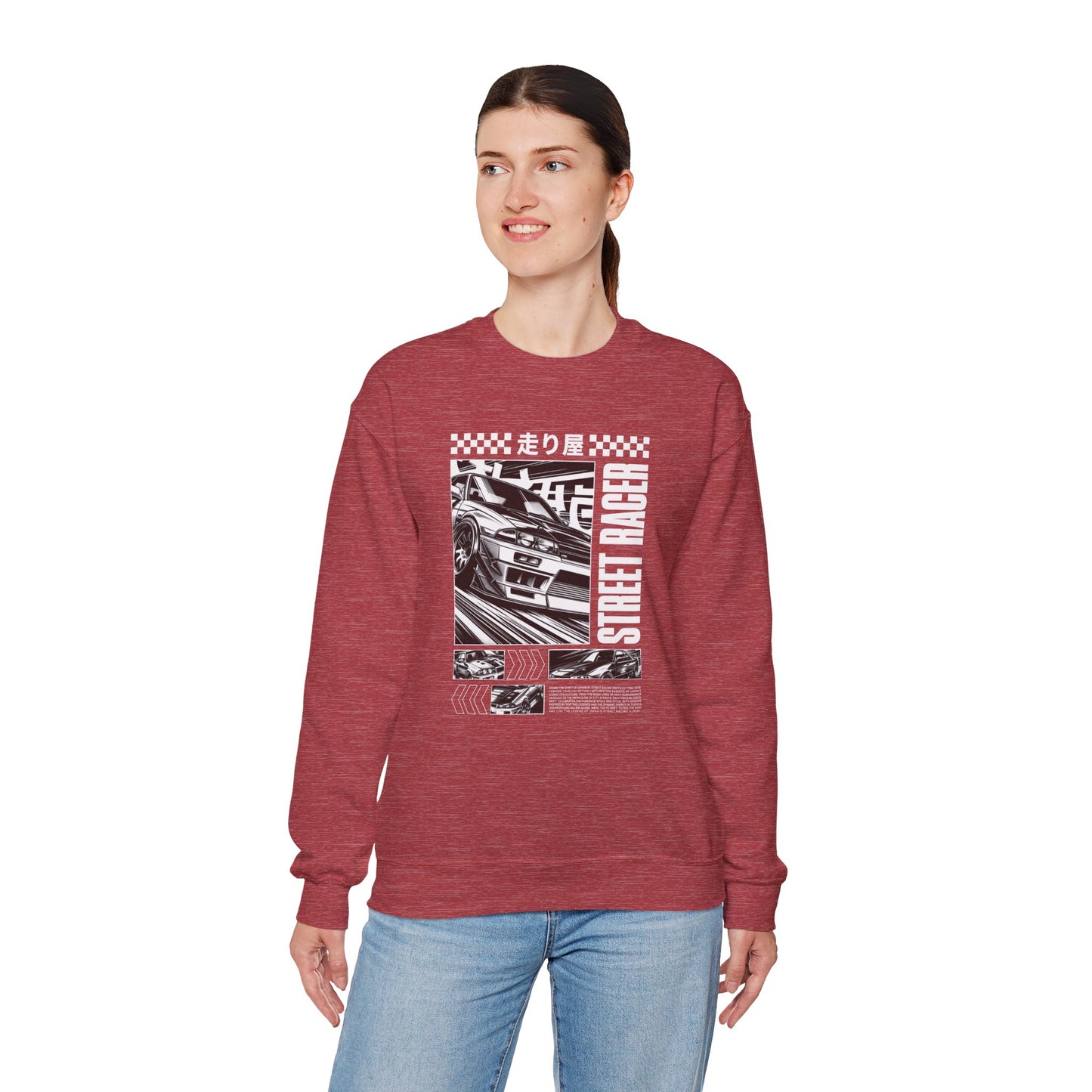 Vintage Racing Graphic Sweatshirt, Cool Car Sweatshirt, Automotive Gift, Unisex Crewneck, Casual Wear, Perfect for Car Lovers