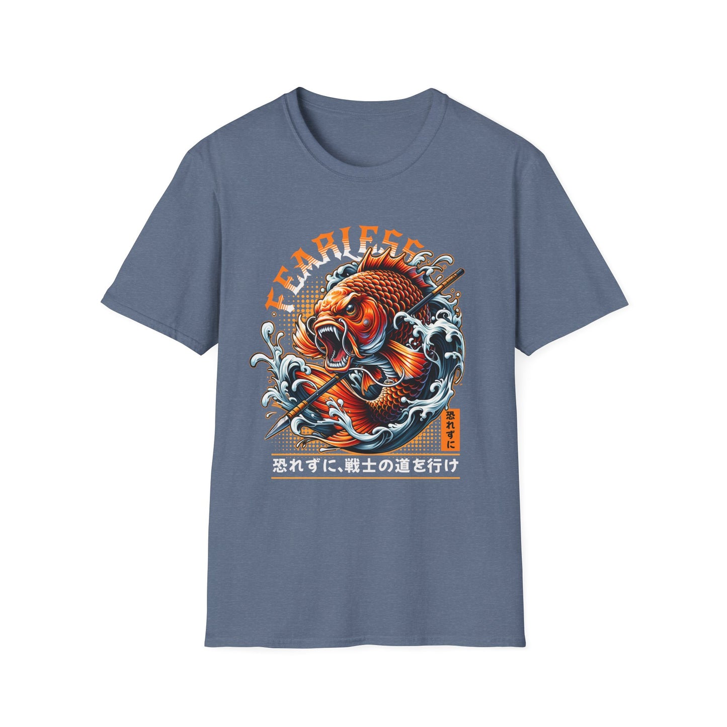 Fearless Koi Unisex Softstyle T-Shirt - Inspirational Gift, Casual Wear, Everyday Comfort, Success Apparel, Relaxed Fit