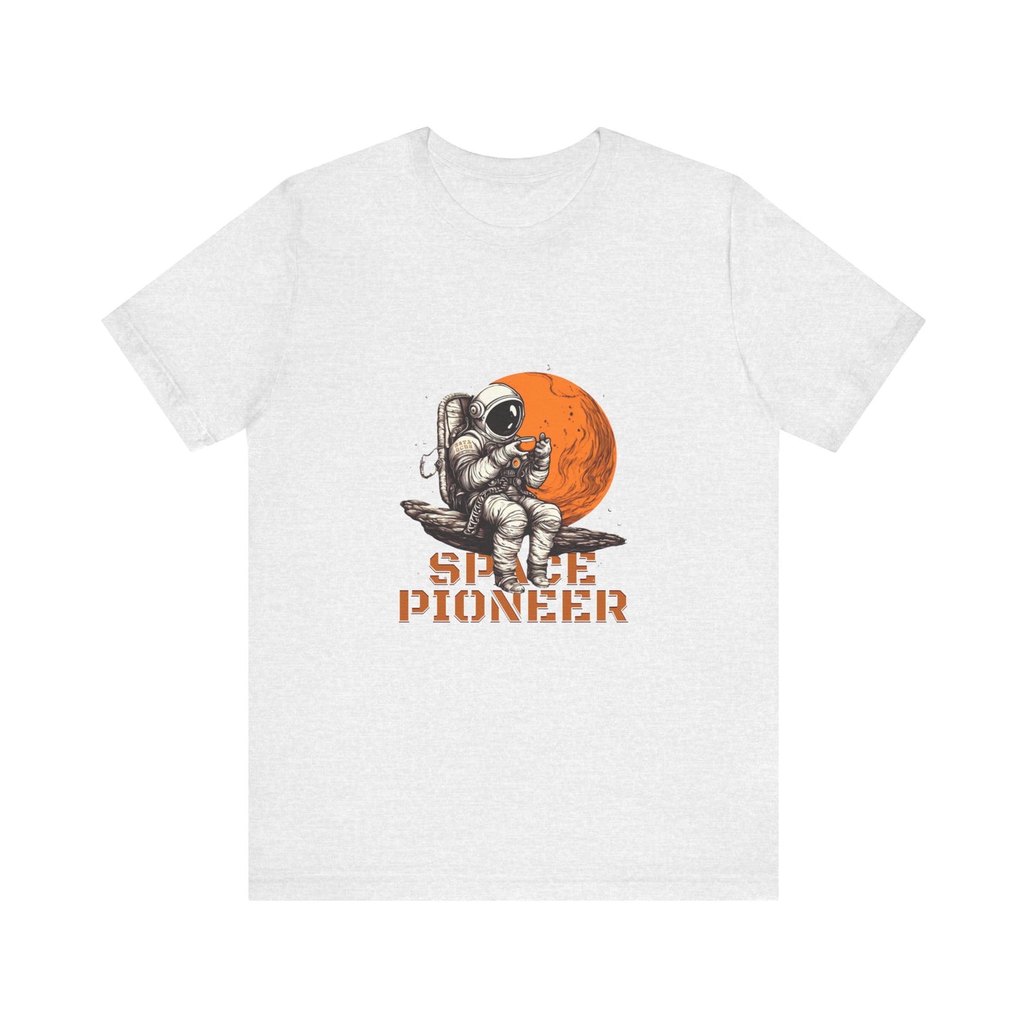 Space Pioneer Astronaut Tee, Cosmic Shirt, Gift for Astro Lovers, Unisex Graphic Tee, Sci-Fi T-Shirt, Casual Spacewear