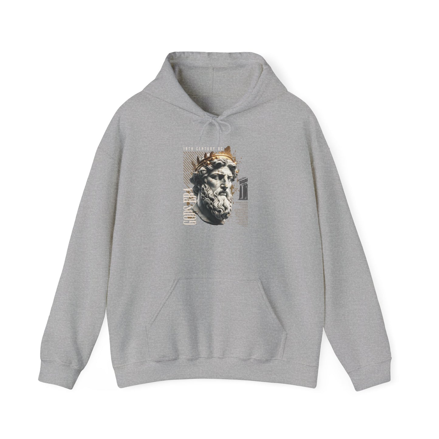 Artistic Hooded Sweatshirt with Classic Design, Casual Apparel, Gift for Art Lovers, Unisex Fashion, Cozy Streetwear, Layering Essential