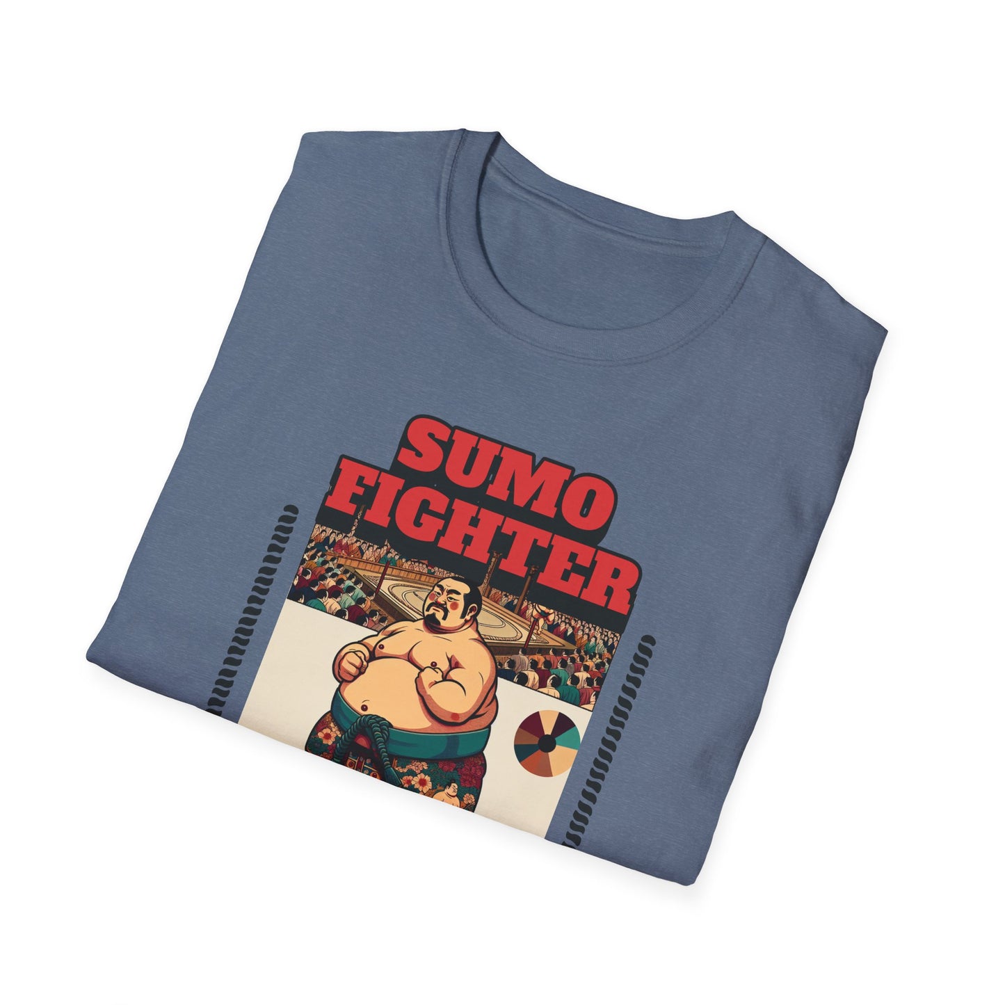 Sumo Fighter Graphic Tee | Fun Unisex T-Shirt for Sports Fans, Unique Gift, Casual Style, Anime Lovers, Vintage Aesthetic