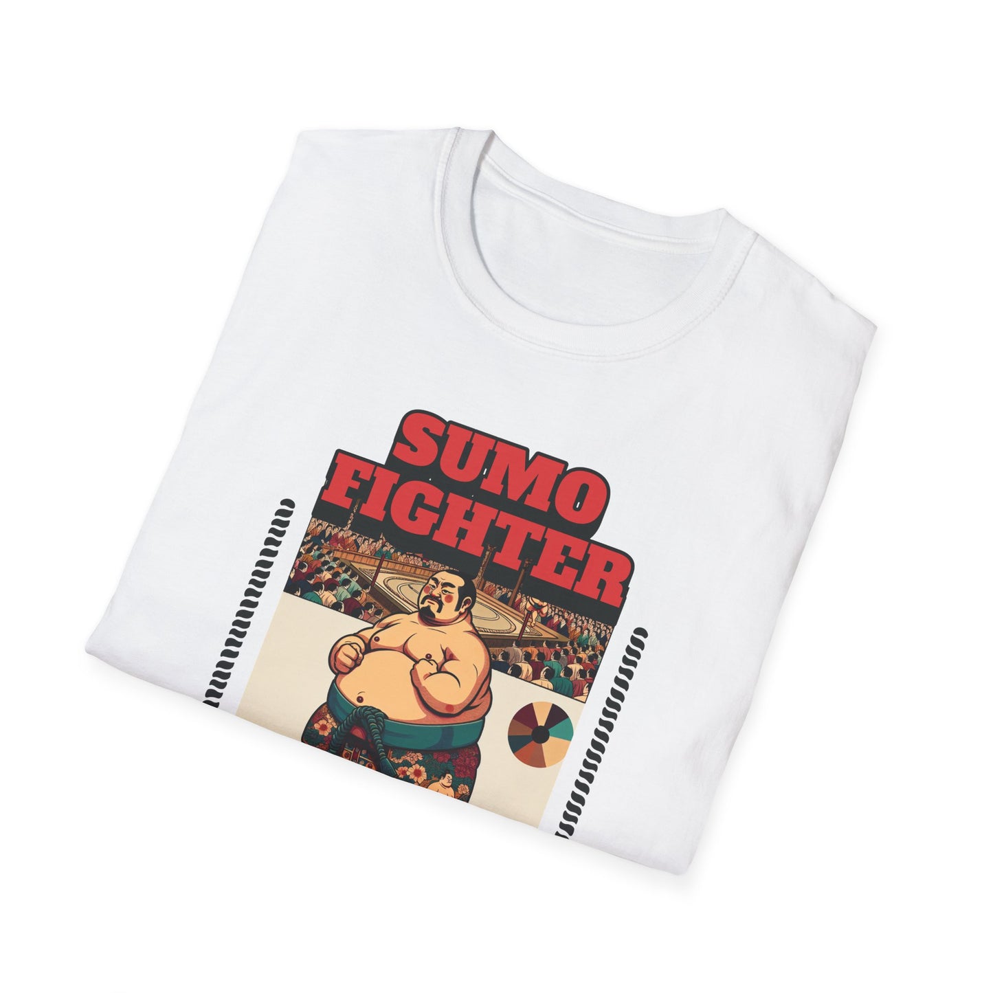 Sumo Fighter Graphic Tee | Fun Unisex T-Shirt for Sports Fans, Unique Gift, Casual Style, Anime Lovers, Vintage Aesthetic