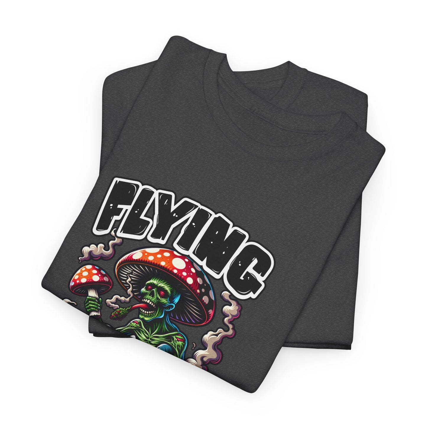 Flying High Unisex Cotton Tee, Psychedelic Shirt, Casual Wear, Gift for Stoners, Retro Fashion, Fun Graphic T-Shirt