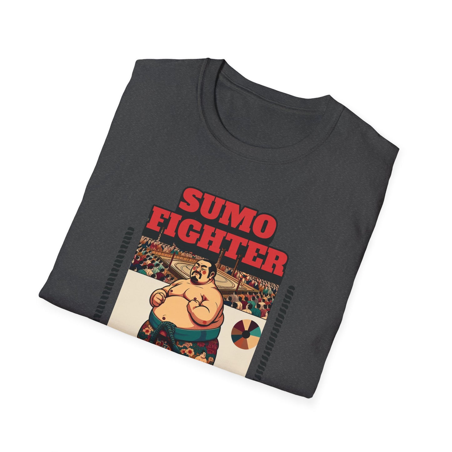 Sumo Fighter Graphic Tee | Fun Unisex T-Shirt for Sports Fans, Unique Gift, Casual Style, Anime Lovers, Vintage Aesthetic