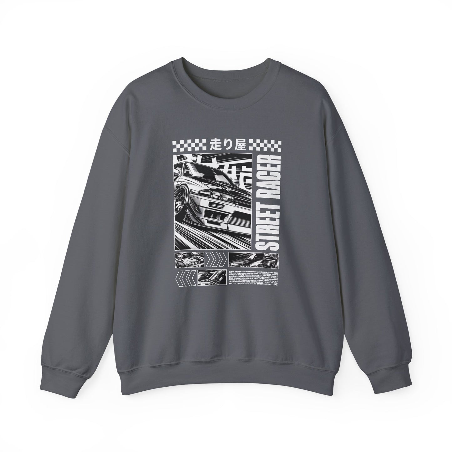 Vintage Racing Graphic Sweatshirt, Cool Car Sweatshirt, Automotive Gift, Unisex Crewneck, Casual Wear, Perfect for Car Lovers