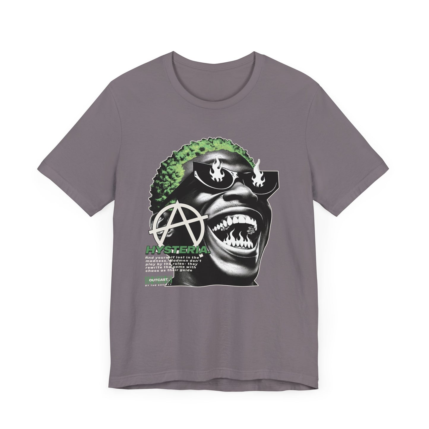 Bold Graphic Tee, Edgy Streetwear Shirt, Urban Casual Wear, Unisex Fashion Top, Gift for Music Lovers, Distinctive Artwork Tee
