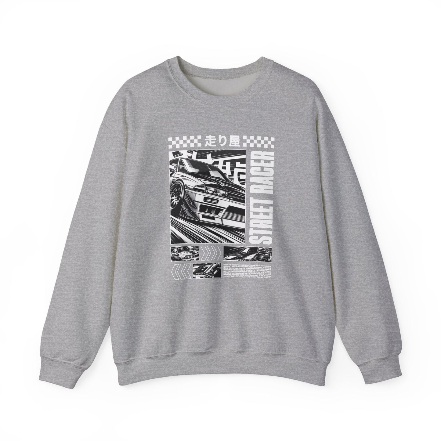 Vintage Racing Graphic Sweatshirt, Cool Car Sweatshirt, Automotive Gift, Unisex Crewneck, Casual Wear, Perfect for Car Lovers