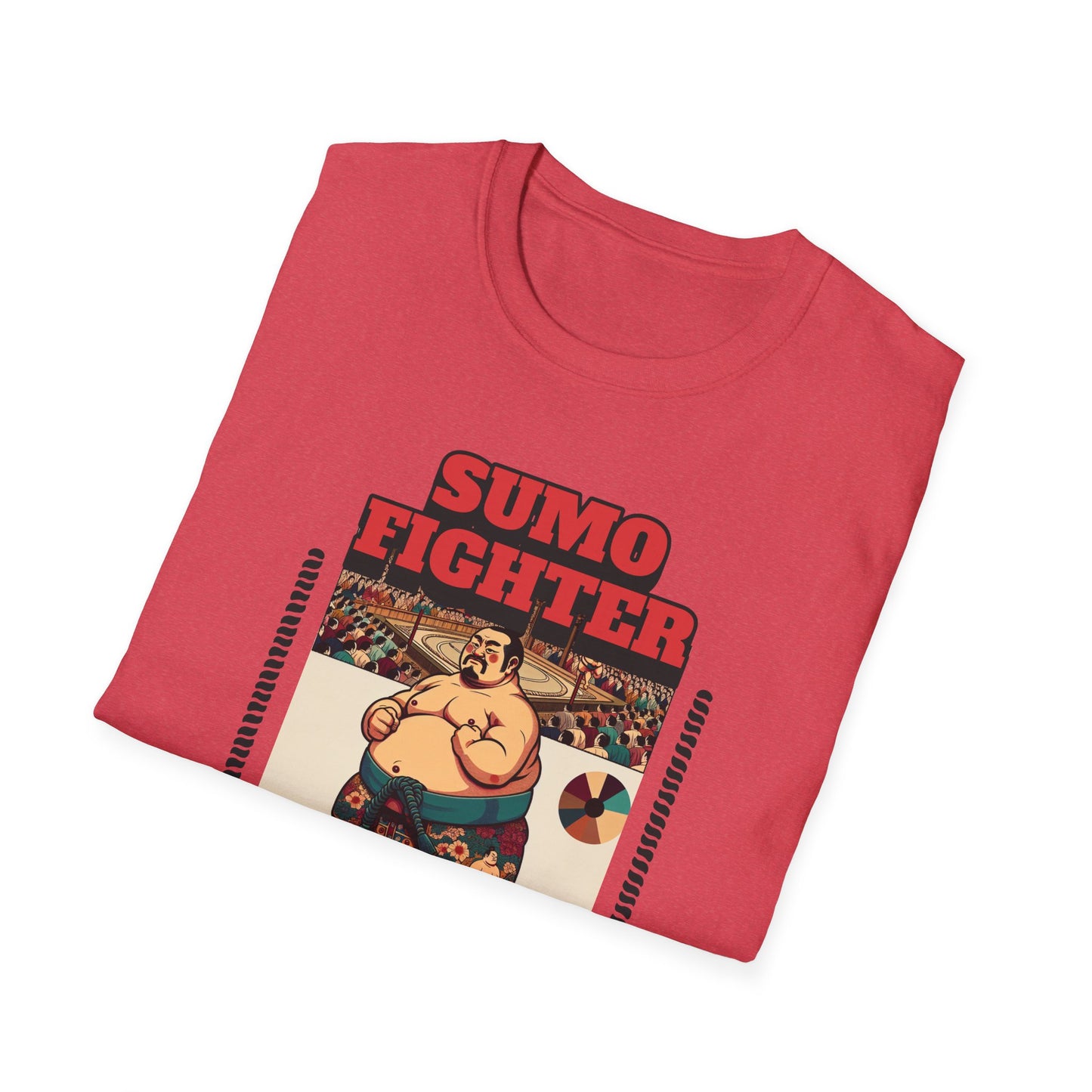 Sumo Fighter Graphic Tee | Fun Unisex T-Shirt for Sports Fans, Unique Gift, Casual Style, Anime Lovers, Vintage Aesthetic