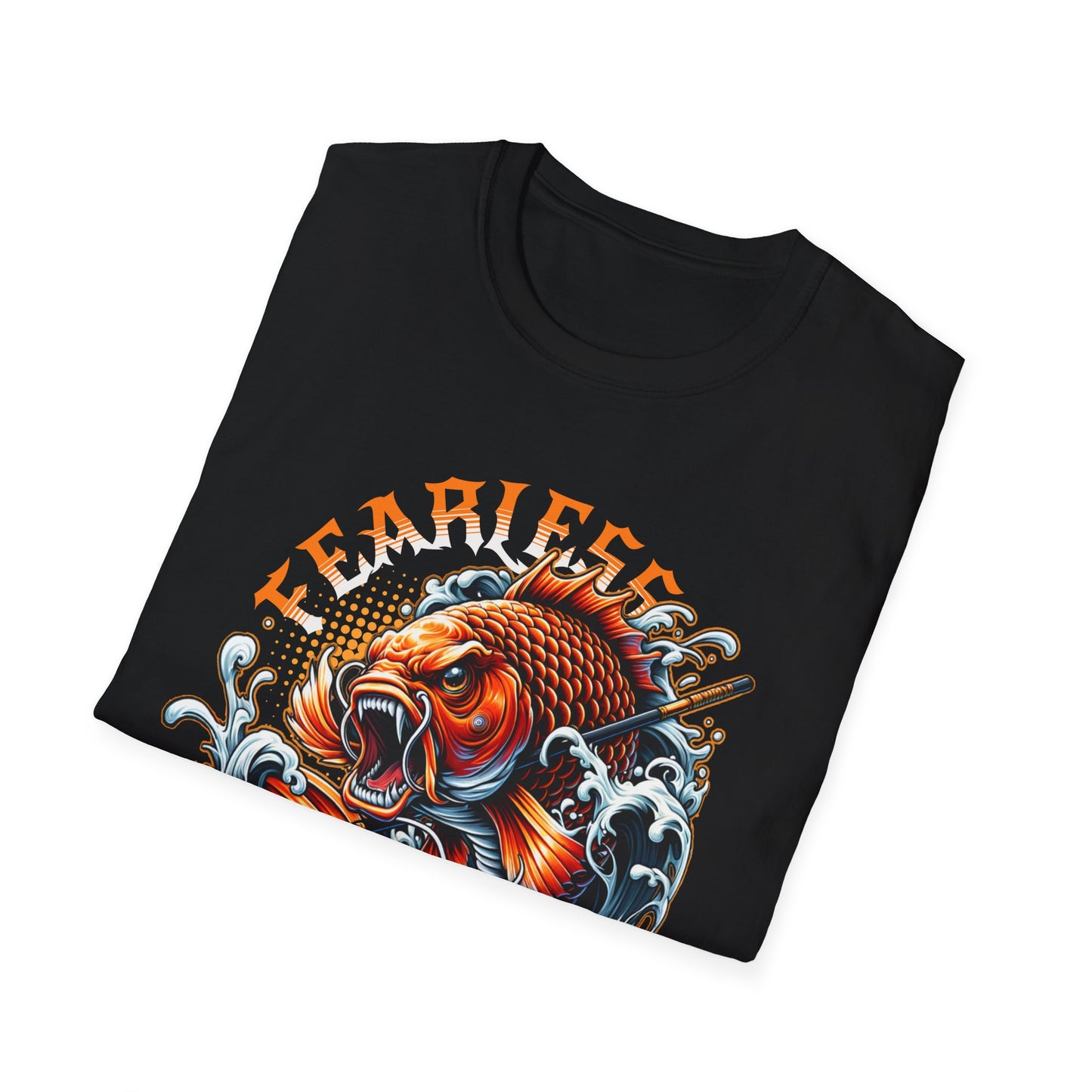 Fearless Koi Unisex Softstyle T-Shirt - Inspirational Gift, Casual Wear, Everyday Comfort, Success Apparel, Relaxed Fit