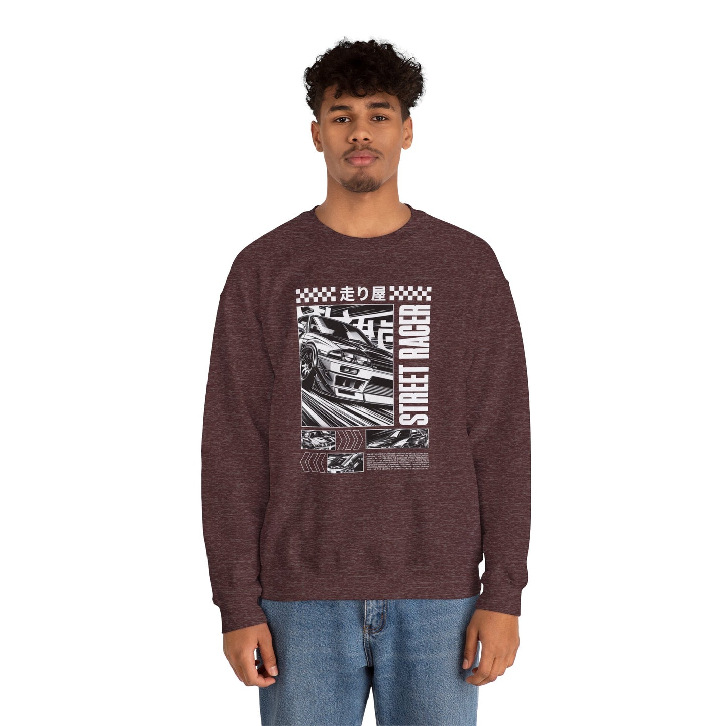 Vintage Racing Graphic Sweatshirt, Cool Car Sweatshirt, Automotive Gift, Unisex Crewneck, Casual Wear, Perfect for Car Lovers