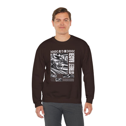 Vintage Racing Graphic Sweatshirt, Cool Car Sweatshirt, Automotive Gift, Unisex Crewneck, Casual Wear, Perfect for Car Lovers