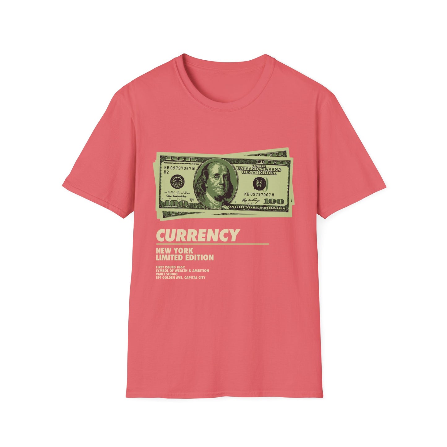 Limited Edition Currency Tee | Unisex Softstyle T-Shirt, Casual Wear, Streetwear, Gift for Him/Her, Unique Graphic Tee