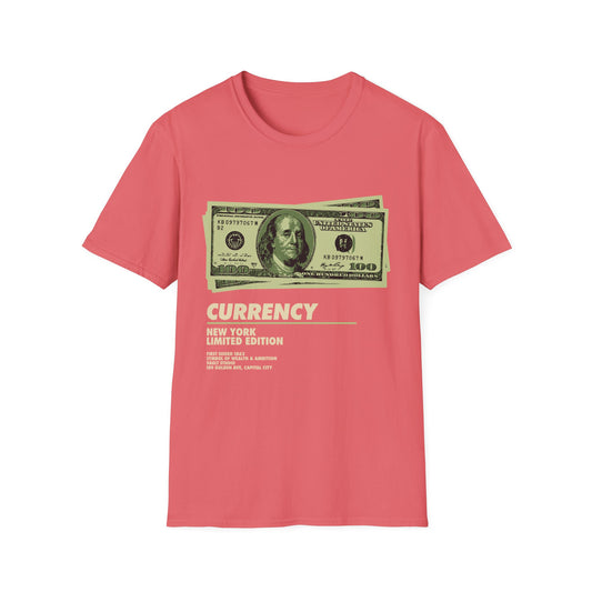 Limited Edition Currency Tee | Unisex Softstyle T-Shirt, Casual Wear, Streetwear, Gift for Him/Her, Unique Graphic Tee