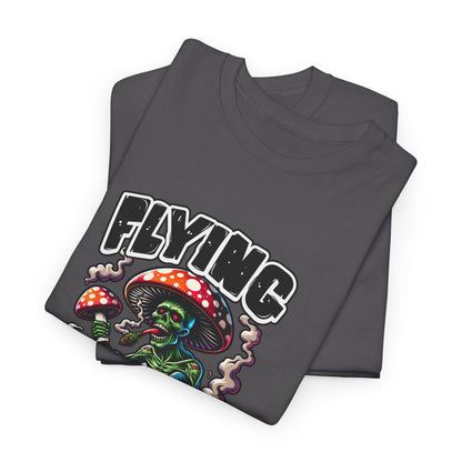 Flying High Unisex Cotton Tee, Psychedelic Shirt, Casual Wear, Gift for Stoners, Retro Fashion, Fun Graphic T-Shirt