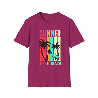 Summer Vibes Unisex T-Shirt, Beach Party Shirt, Casual Wear, Gift for Friends, Vacation Outfit, Coaster Inspired Design