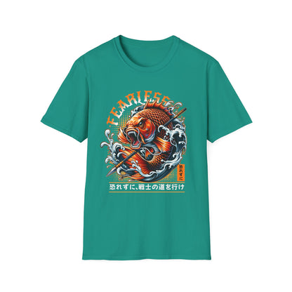 Fearless Koi Unisex Softstyle T-Shirt - Inspirational Gift, Casual Wear, Everyday Comfort, Success Apparel, Relaxed Fit