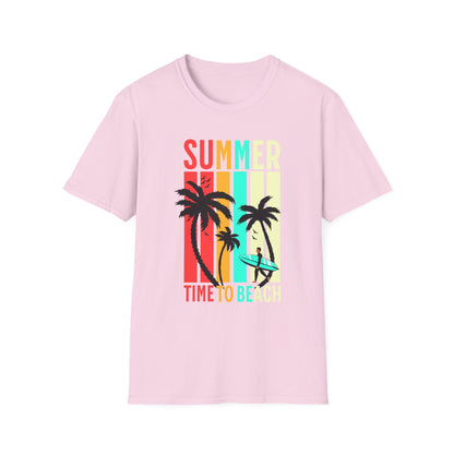 Summer Vibes Unisex T-Shirt, Beach Party Shirt, Casual Wear, Gift for Friends, Vacation Outfit, Coaster Inspired Design
