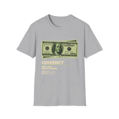 Limited Edition Currency Tee | Unisex Softstyle T-Shirt, Casual Wear, Streetwear, Gift for Him/Her, Unique Graphic Tee