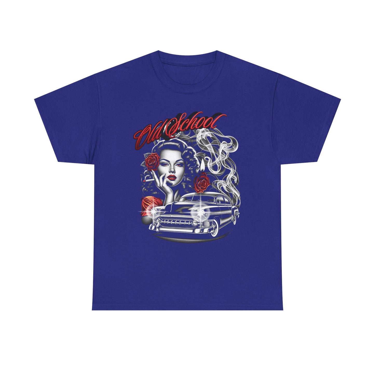 Artistic Unisex Heavy Cotton Tee - Vintage Vibes Graphic, Casual Wear, Music Lover Gift, Street Style Tee, Unisex Shirt
