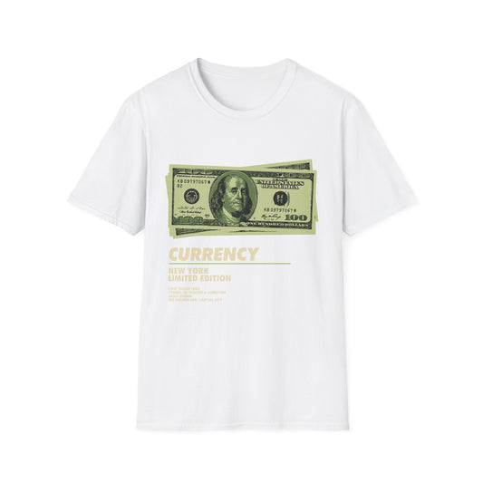 Limited Edition Currency Tee | Unisex Softstyle T-Shirt, Casual Wear, Streetwear, Gift for Him/Her, Unique Graphic Tee