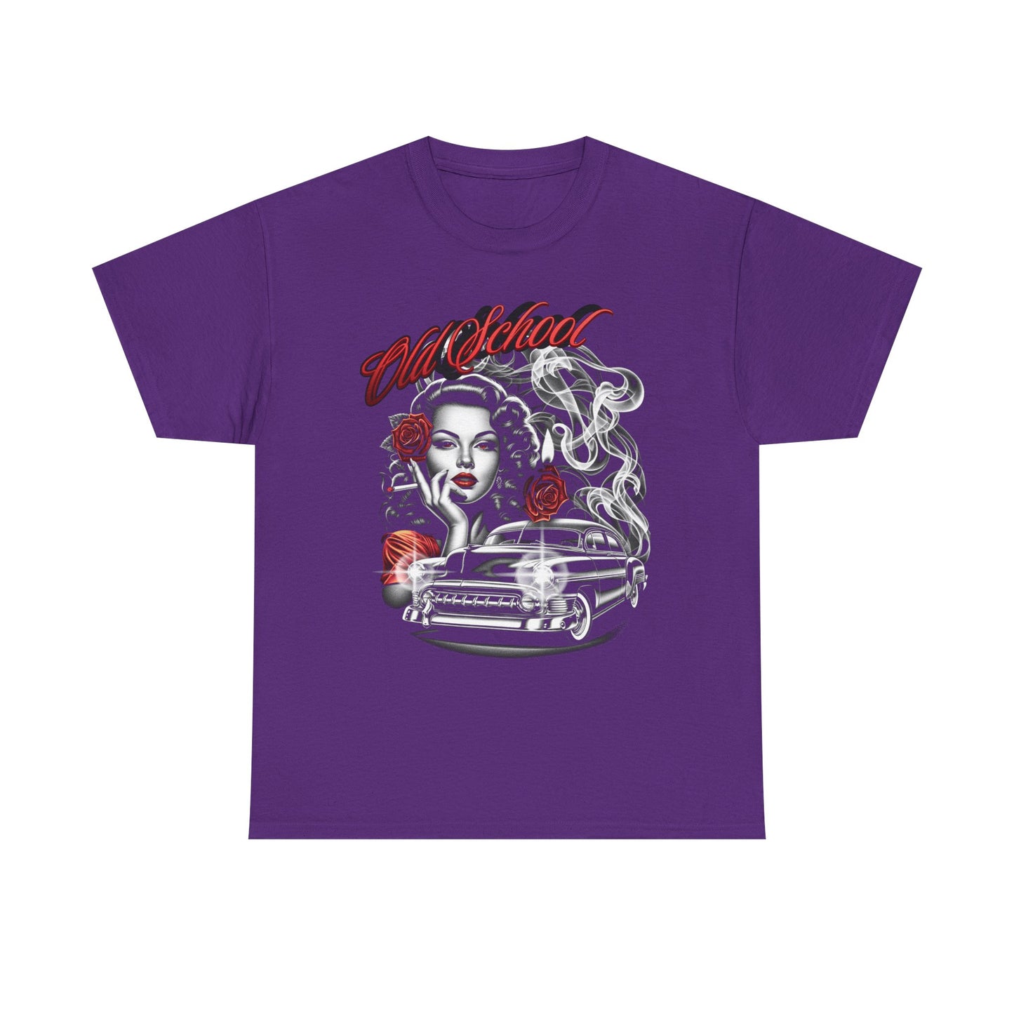 Artistic Unisex Heavy Cotton Tee - Vintage Vibes Graphic, Casual Wear, Music Lover Gift, Street Style Tee, Unisex Shirt