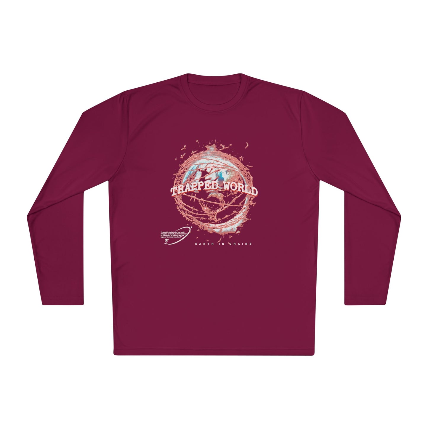 Trapped World Unisex Long Sleeve Tee, Eco-Friendly Casual Shirt, Perfect for Travel & Adventure, Gift for Nature Lovers, Spring & [...]