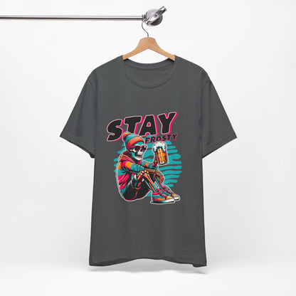 Stay Frosty Unisex Tee, Cool Graphic Shirt, Summer Vibes, Casual Wear, Gift for Him, Music Festival Fashion