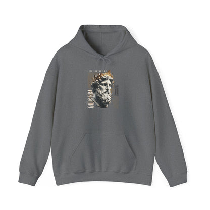 Artistic Hooded Sweatshirt with Classic Design, Casual Apparel, Gift for Art Lovers, Unisex Fashion, Cozy Streetwear, Layering Essential