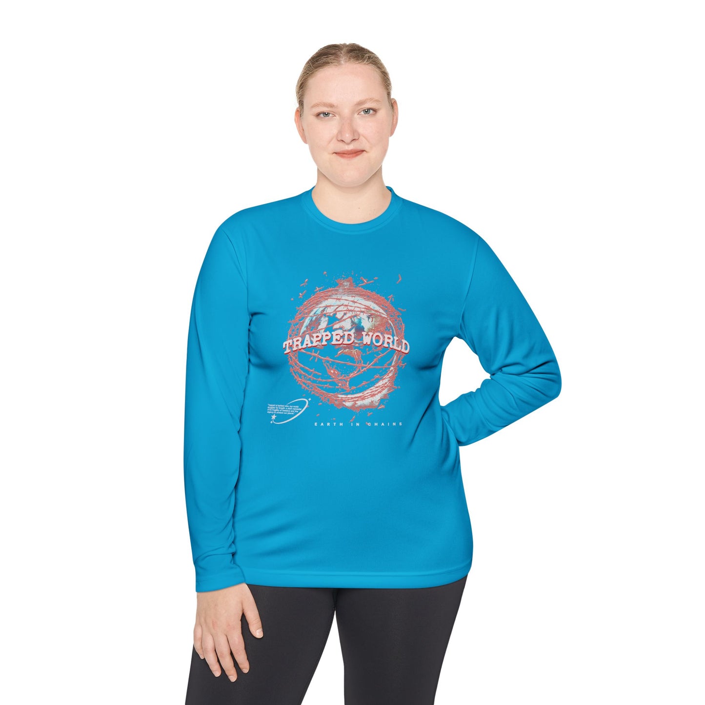 Trapped World Unisex Long Sleeve Tee, Eco-Friendly Casual Shirt, Perfect for Travel & Adventure, Gift for Nature Lovers, Spring & [...]