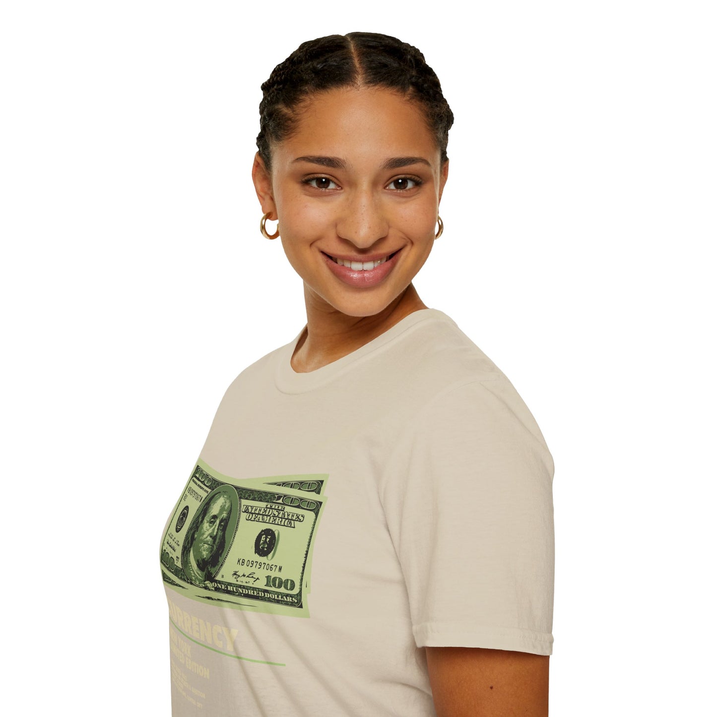 Limited Edition Currency Tee | Unisex Softstyle T-Shirt, Casual Wear, Streetwear, Gift for Him/Her, Unique Graphic Tee