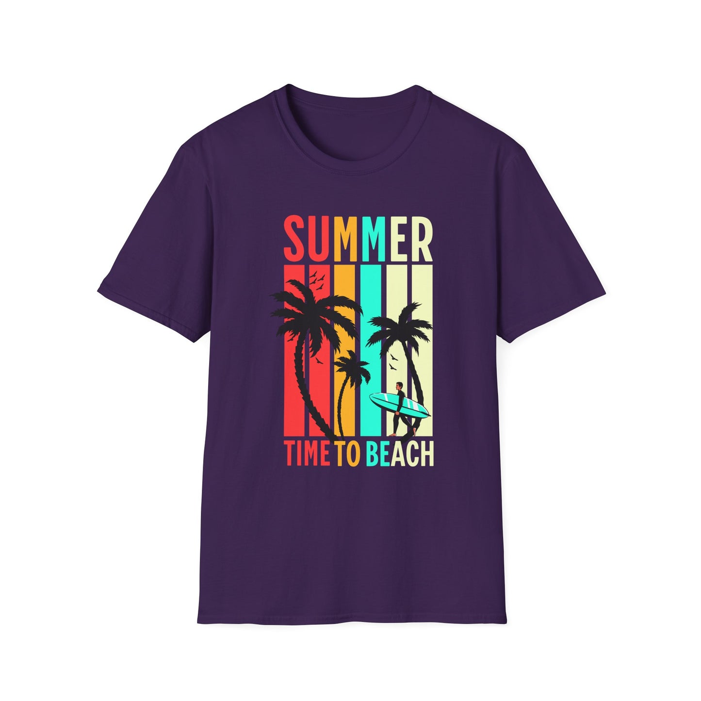 Summer Vibes Unisex T-Shirt, Beach Party Shirt, Casual Wear, Gift for Friends, Vacation Outfit, Coaster Inspired Design