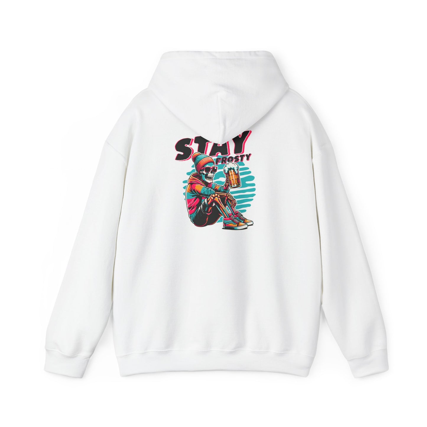 Stay Frosty Hooded Sweatshirt - Cozy Unisex Hoodie for Winter, Gift for Friends, Holiday Style, Casual Wear, Everyday Comfort