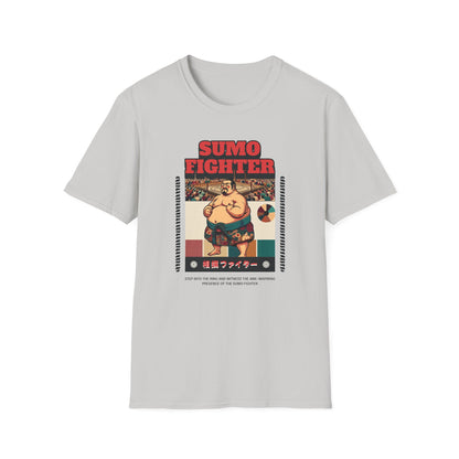 Sumo Fighter Graphic Tee | Fun Unisex T-Shirt for Sports Fans, Unique Gift, Casual Style, Anime Lovers, Vintage Aesthetic