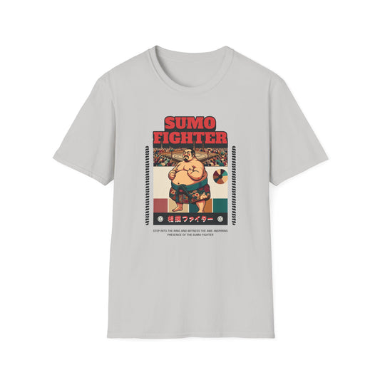Sumo Fighter Graphic Tee | Fun Unisex T-Shirt for Sports Fans, Unique Gift, Casual Style, Anime Lovers, Vintage Aesthetic