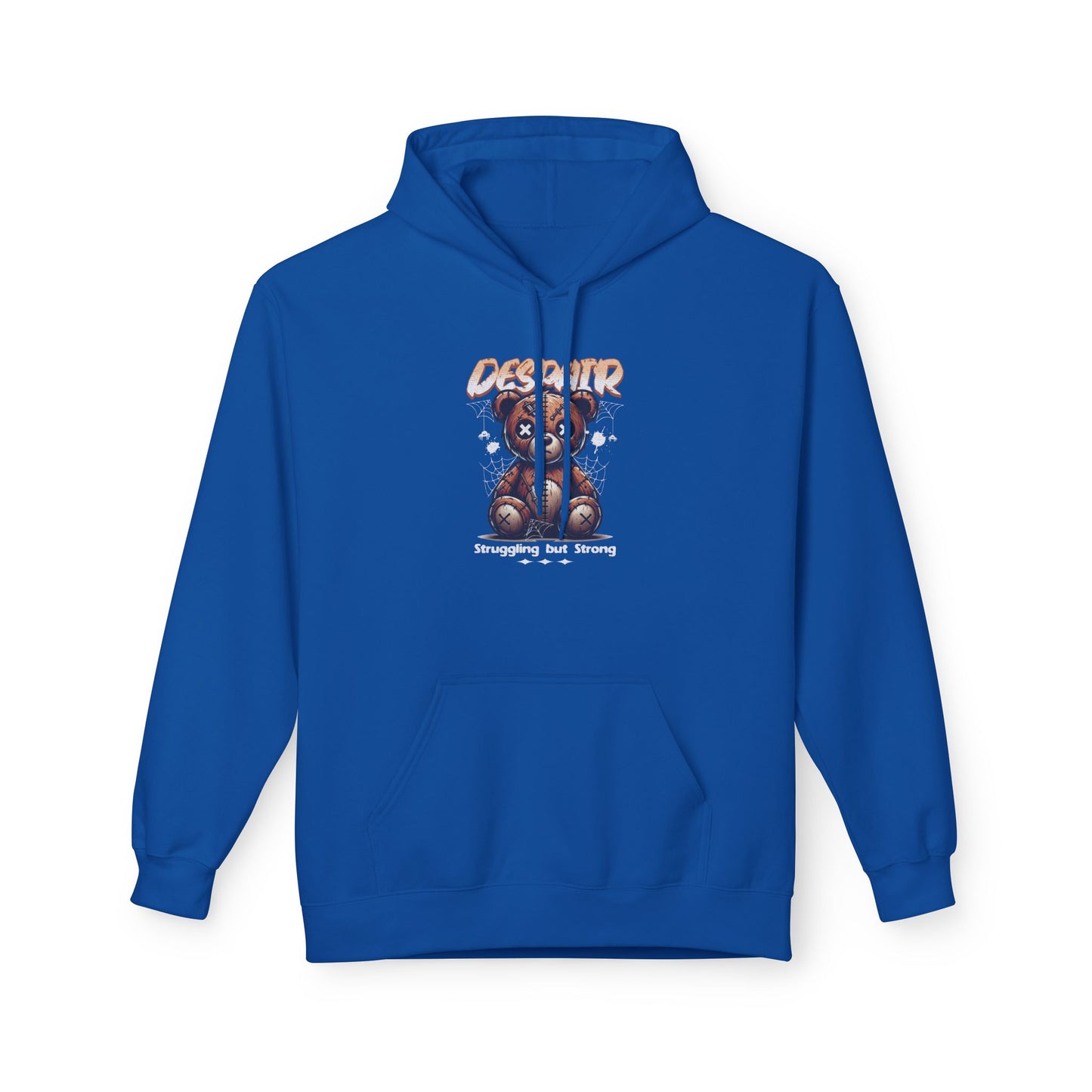 Despair Bear Hoodie | Cozy Graphic Fleece Sweatshirt for Comfort | Cute Gift for Friends | Fall Essentials | Unisex Casual Wear