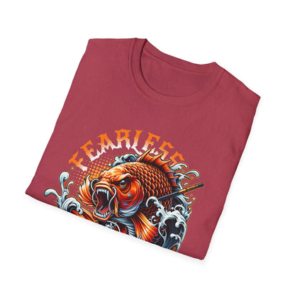 Fearless Koi Unisex Softstyle T-Shirt - Inspirational Gift, Casual Wear, Everyday Comfort, Success Apparel, Relaxed Fit