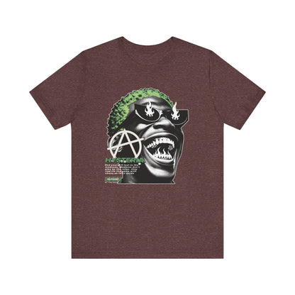 Bold Graphic Tee, Edgy Streetwear Shirt, Urban Casual Wear, Unisex Fashion Top, Gift for Music Lovers, Distinctive Artwork Tee