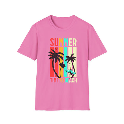 Summer Vibes Unisex T-Shirt, Beach Party Shirt, Casual Wear, Gift for Friends, Vacation Outfit, Coaster Inspired Design